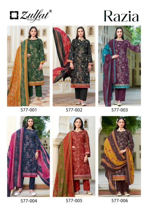 Zulfat Razia by Belliza Cotton Salwar Suit Catalog 6 Pcs 10 510x725 - Zulfat Razia by Belliza Cotton Salwar Suit Catalog 6 Pcs