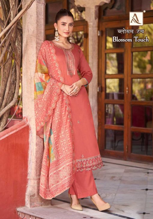 Alok Blossom Touch Cotton Salwar Suit Catalog 6 Pcs 6 510x728 - Alok Blossom Touch Cotton Salwar Suit Catalog 6 Pcs