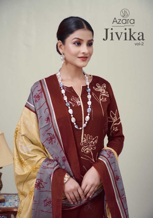 Azara Jivika Vol 2 Cotton Salwar Suit Catalog 4 Pcs 1 510x724 - Azara Jivika Vol 2 Cotton Salwar Suit Catalog 4 Pcs