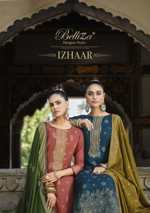 Belliza Izhaar Viscose Pashmina Salwar Suit Catalog 6 Pcs 1 510x725 - Belliza Izhaar Viscose Pashmina Salwar Suit Catalog 6 Pcs