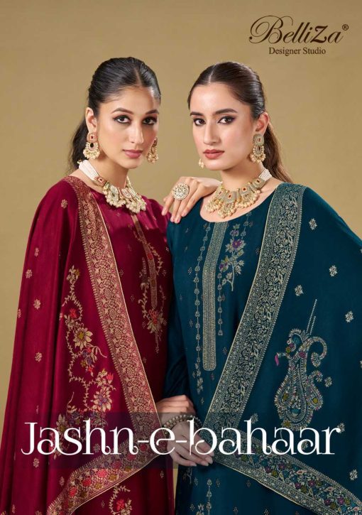 Belliza Jashn E Bahaar Viscose Pashmina Salwar Suit Catalog 6 Pcs 1 510x725 - Belliza Jashn-E-Bahaar Viscose Pashmina Salwar Suit Catalog 6 Pcs