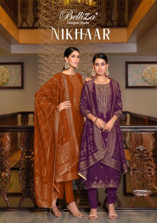 Belliza Nikhaar Viscose Salwar Suit Catalog 6 Pcs 1 510x725 - Belliza Nikhaar Viscose Salwar Suit Catalog 6 Pcs