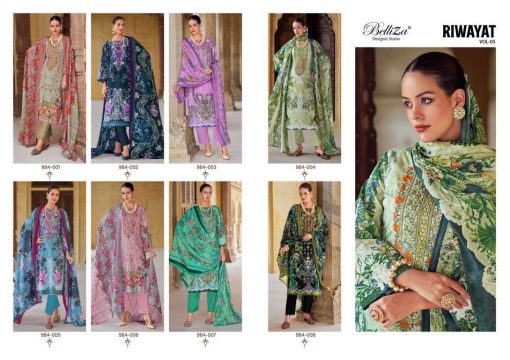 Belliza Riwayat Vol 5 Viscose Salwar Suit Catalog 8 Pcs 11 510x360 - Belliza Riwayat Vol 5 Viscose Salwar Suit Catalog 8 Pcs