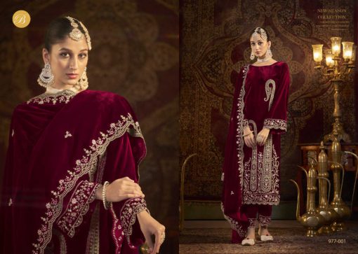 Belliza Winter Luxury Velvet Salwar Suit Catalog 4 Pcs 3 510x363 - Belliza Winter Luxury Velvet Salwar Suit Catalog 4 Pcs