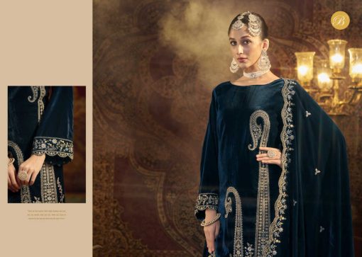 Belliza Winter Luxury Velvet Salwar Suit Catalog 4 Pcs 5 510x363 - Belliza Winter Luxury Velvet Salwar Suit Catalog 4 Pcs