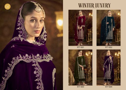 Belliza Winter Luxury Velvet Salwar Suit Catalog 4 Pcs 9 510x363 - Belliza Winter Luxury Velvet Salwar Suit Catalog 4 Pcs