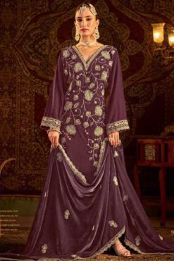 Belliza Winter Luxury Vol 2 Velvet Salwar Suit Catalog 4 Pcs