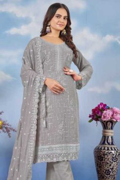 Bilqis B 87 A-D Georgette Salwar Suit Catalog 4 Pcs