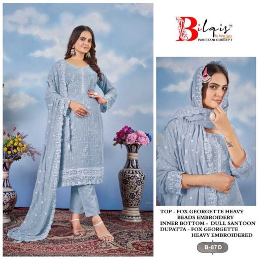 Bilqis B 87 A D Georgette Salwar Suit Catalog 4 Pcs 3 1 510x510 - Bilqis B 87 A-D Georgette Salwar Suit Catalog 4 Pcs