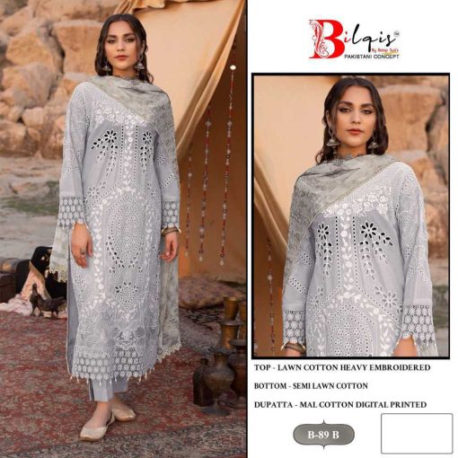 Bilqis B 89 A D Cotton Salwar Suit Catalog 4 Pcs 1 510x510 - Bilqis B 89 A-D Cotton Salwar Suit Catalog 4 Pcs