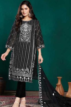 Bilqis B 91 A-D Organza Salwar Suit Catalog 4 Pcs