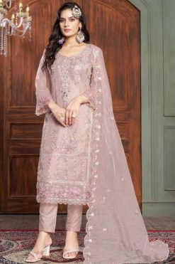 Bilqis B 97 A-D Organza Salwar Suit Catalog 4 Pcs