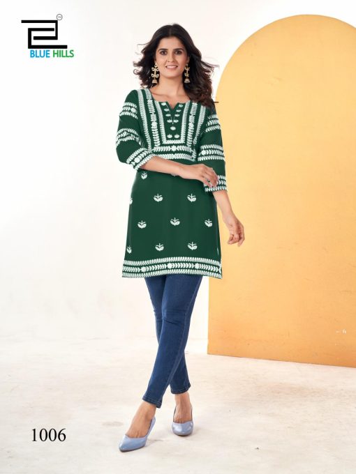 Blue Hills Hola Pro Rayon Kurti Catalog 6 Pcs 7 510x680 - Blue Hills Hola Pro Rayon Kurti Catalog 6 Pcs