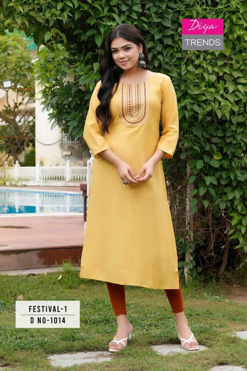 Diya Trends Festival Vol 1 by Kajal Style Silk Kurti Catalog 15 Pcs 13 510x765 - Diya Trends Festival Vol 1 by Kajal Style Silk Kurti Catalog 15 Pcs