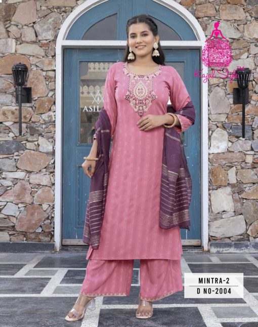 Kajal Style Mintra Vol 2 Rayon Kurti with Dupatta Bottom Catalog 8 Pcs 5 510x646 - Kajal Style Mintra Vol 2 Rayon Kurti with Dupatta Bottom Catalog 8 Pcs