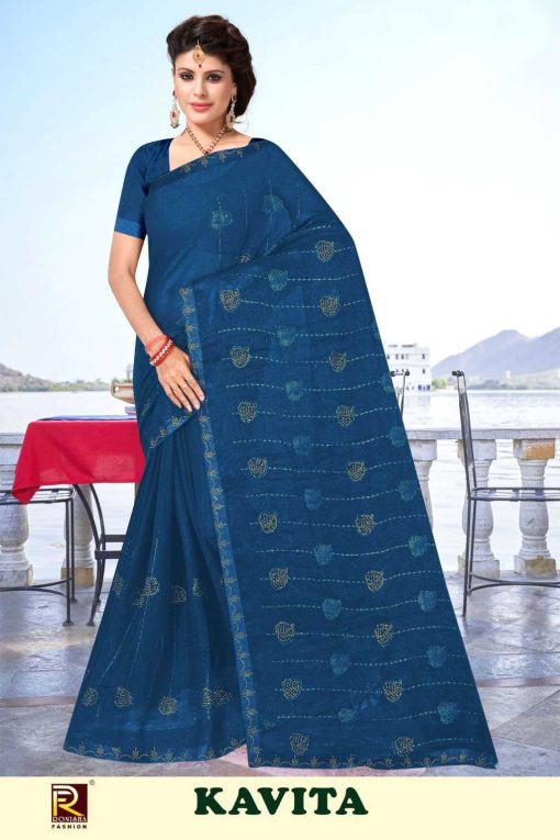 Ranjna Kavita Chiffon Saree Sari Catalog 6 Pcs 2 510x765 - Ranjna Kavita Chiffon Saree Sari Catalog 6 Pcs