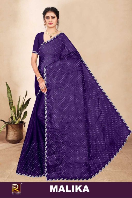 Ranjna Malika Fancy Saree Sari Catalog 6 Pcs 5 510x765 - Ranjna Malika Fancy Saree Sari Catalog 6 Pcs