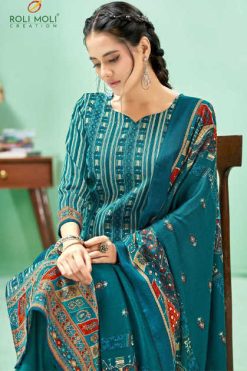 Roli Moli Andaaz Pashmina Salwar Suit Catalog 8 Pcs