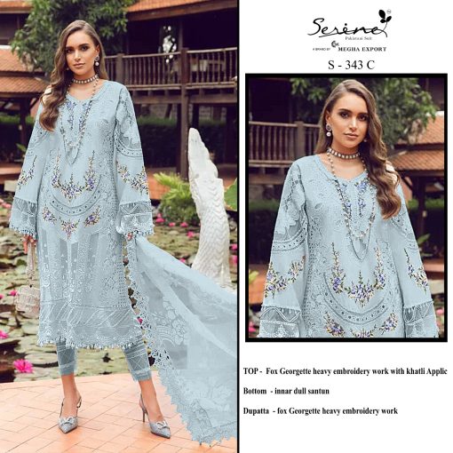 Serene S 343 A D Georgette Salwar Suit Catalog 4 Pcs 1 2 510x510 - Serene S 343 A-D Georgette Salwar Suit Catalog 4 Pcs