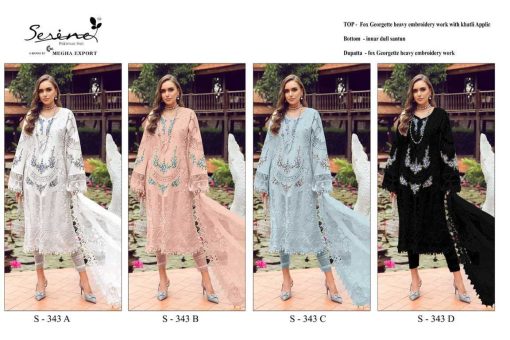 Serene S 343 A D Georgette Salwar Suit Catalog 4 Pcs 14 1 510x340 - Serene S 343 A-D Georgette Salwar Suit Catalog 4 Pcs