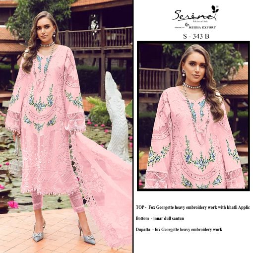 Serene S 343 A D Georgette Salwar Suit Catalog 4 Pcs 2 2 510x510 - Serene S 343 A-D Georgette Salwar Suit Catalog 4 Pcs