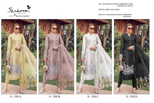 Serene S 350 A D Georgette Salwar Suit Catalog 4 Pcs 9 510x340 - Serene S 350 A-D Georgette Salwar Suit Catalog 4 Pcs