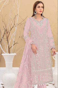 Serene S 360 A-D Organza Salwar Suit Catalog 4 Pcs