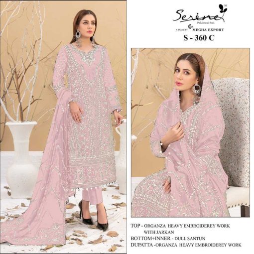 Serene S 360 A D Organza Salwar Suit Catalog 4 Pcs 3 510x510 - Serene S 360 A-D Organza Salwar Suit Catalog 4 Pcs