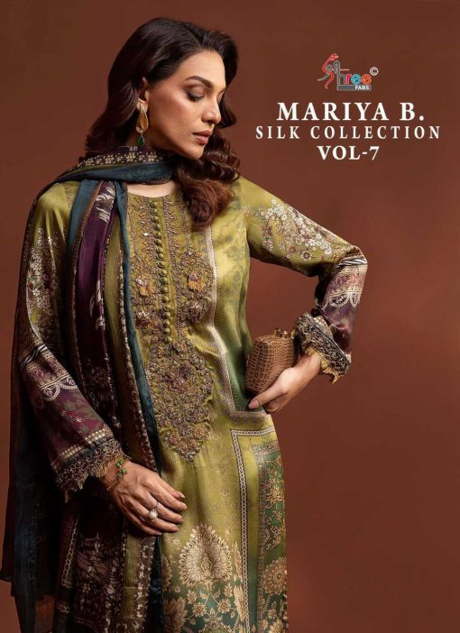 Shree Fabs Maria B Silk Collection Vol 7 Satin Salwar Suit Catalog 3 Pcs 1 510x702 - Shree Fabs Maria B Silk Collection Vol 7 Satin Salwar Suit Catalog 3 Pcs