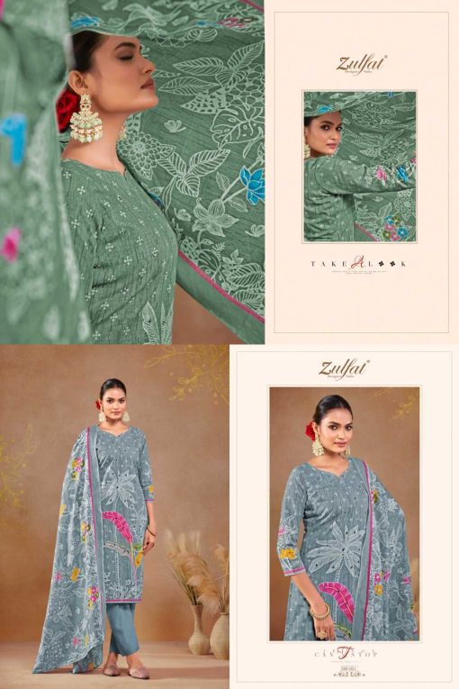 Zulfat Dastoor by Belliza Cotton Salwar Suit Catalog 6 Pcs 2 510x765 - Zulfat Dastoor by Belliza Cotton Salwar Suit Catalog 6 Pcs