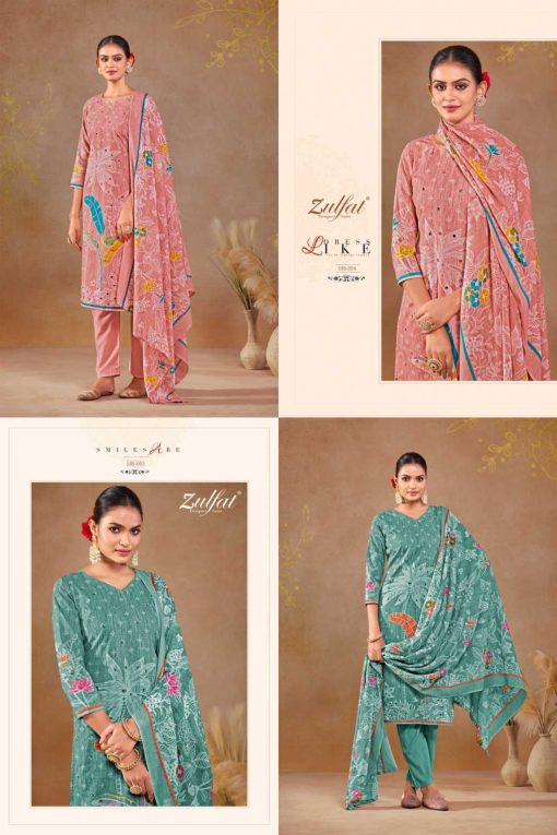 Zulfat Dastoor by Belliza Cotton Salwar Suit Catalog 6 Pcs 4 510x765 - Zulfat Dastoor by Belliza Cotton Salwar Suit Catalog 6 Pcs