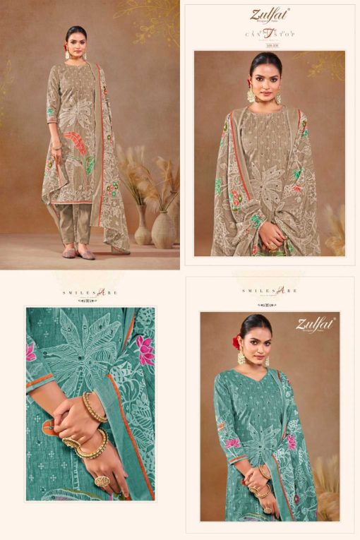 Zulfat Dastoor by Belliza Cotton Salwar Suit Catalog 6 Pcs 5 510x765 - Zulfat Dastoor by Belliza Cotton Salwar Suit Catalog 6 Pcs