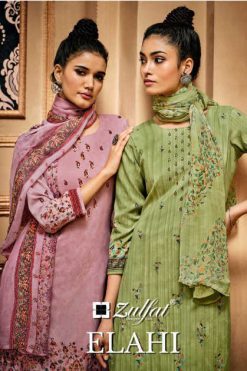 Zulfat Elahi by Belliza Pashmina Salwar Suit Catalog 10 Pcs