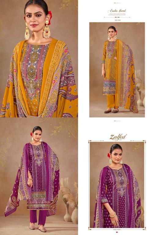 Zulfat Sajni by Belliza Viscose Salwar Suit Catalog 6 Pcs 4 510x765 - Zulfat Sajni by Belliza Viscose Salwar Suit Catalog 6 Pcs