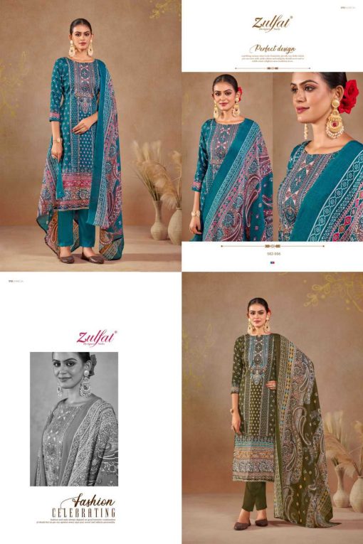 Zulfat Sajni by Belliza Viscose Salwar Suit Catalog 6 Pcs 5 510x765 - Zulfat Sajni by Belliza Viscose Salwar Suit Catalog 6 Pcs