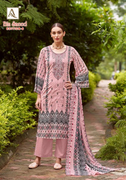 Alok Bin Saeed Vol 6 Cotton Salwar Suit Catalog 8 Pcs 4 510x729 - Alok Bin Saeed Vol 6 Cotton Salwar Suit Catalog 8 Pcs