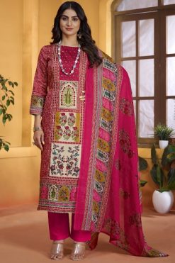 Azara Bella Cotton Salwar Suit Catalog 4 Pcs