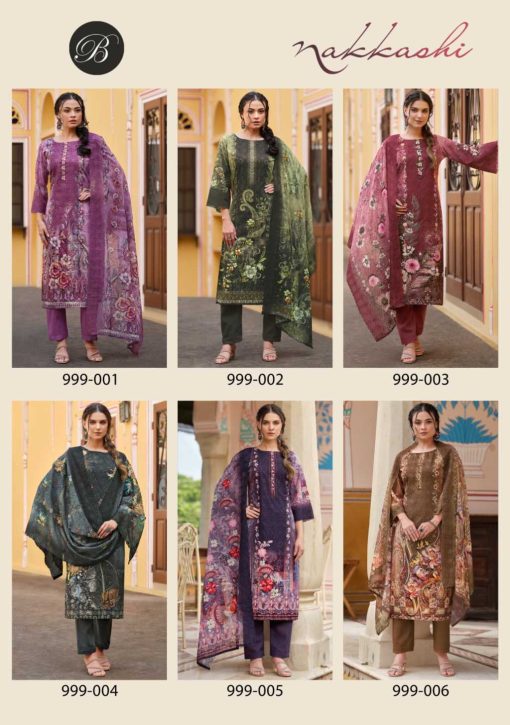 Belliza Nakkashi Cotton Salwar Suit Catalog 6 Pcs 10 510x725 - Belliza Nakkashi Cotton Salwar Suit Catalog 6 Pcs