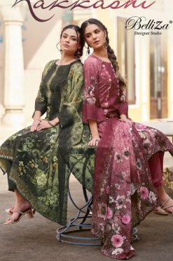 Belliza Nakkashi Cotton Salwar Suit Catalog 6 Pcs