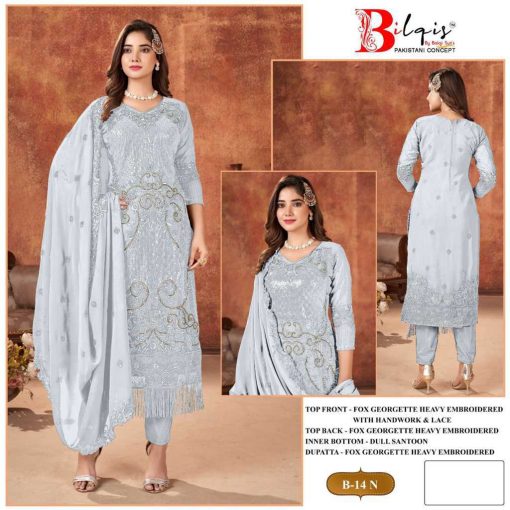 Bilqis B 14 K N Georgette Salwar Suit Catalog 4 Pcs 4 510x510 - Bilqis B 14 K-N Georgette Salwar Suit Catalog 4 Pcs