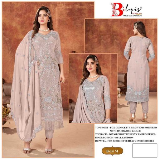 Bilqis B 14 K N Georgette Salwar Suit Catalog 4 Pcs 7 510x510 - Bilqis B 14 K-N Georgette Salwar Suit Catalog 4 Pcs