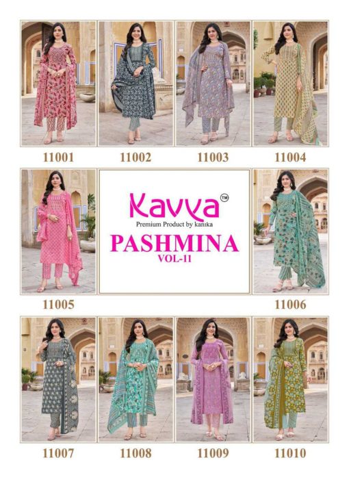 Kavya Pashmina Vol 1 Cotton Readymade Salwar Suit Catalog 10 Pcs 14 510x707 - Kavya Pashmina Vol 1 Cotton Readymade Salwar Suit Catalog 10 Pcs