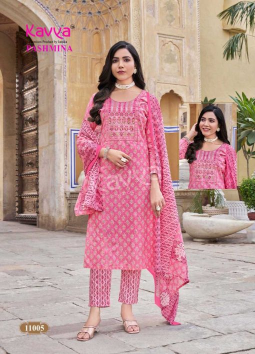 Kavya Pashmina Vol 1 Cotton Readymade Salwar Suit Catalog 10 Pcs 8 510x707 - Kavya Pashmina Vol 1 Cotton Readymade Salwar Suit Catalog 10 Pcs