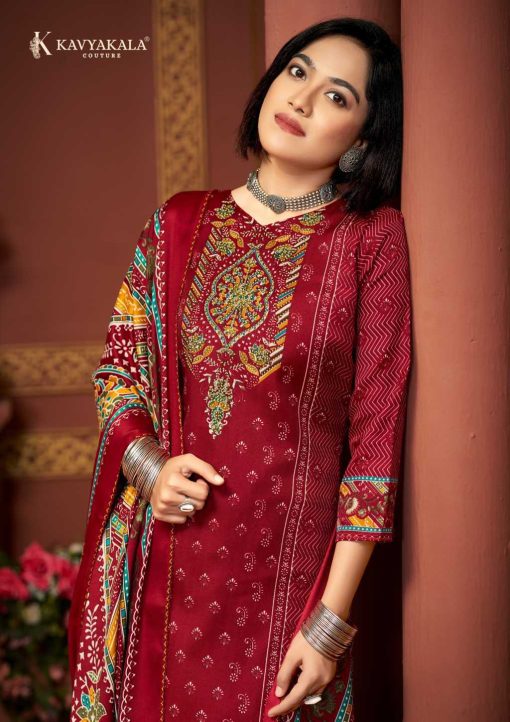 Kavyakala Cherry Pashmina Salwar Suit Catalog 6 Pcs 1 510x722 - Kavyakala Cherry Pashmina Salwar Suit Catalog 6 Pcs