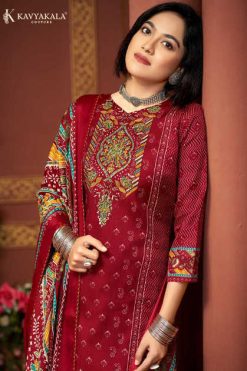 Kavyakala Cherry Pashmina Salwar Suit Catalog 6 Pcs