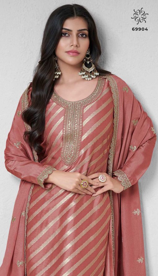 Kuleesh Silky by Vinay Silk Salwar Suit Catalog 4 Pcs 9 510x893 - Kuleesh Silky by Vinay Silk Salwar Suit Catalog 4 Pcs