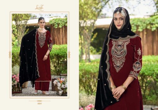 Levisha Ek Nazar Velvet Salwar Suit Catalog 6 Pcs 4 510x357 - Levisha Ek Nazar Velvet Salwar Suit Catalog 6 Pcs