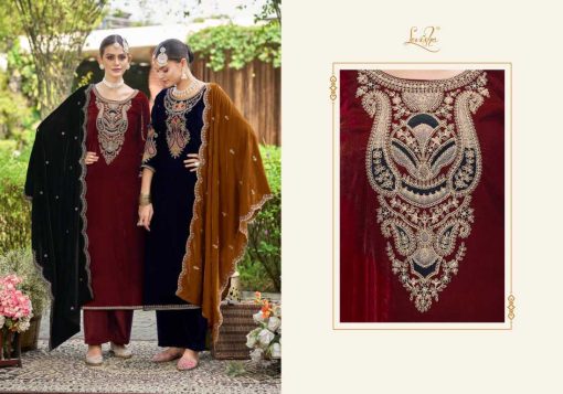 Levisha Ek Nazar Velvet Salwar Suit Catalog 6 Pcs 5 510x357 - Levisha Ek Nazar Velvet Salwar Suit Catalog 6 Pcs