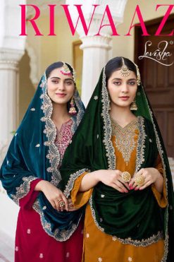 Levisha Riwaaz Velvet Salwar Suit Catalog 6 Pcs 247x371 - Surat Fabrics