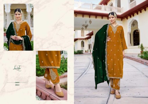 Levisha Riwaaz Velvet Salwar Suit Catalog 6 Pcs 4 510x357 - Levisha Riwaaz Velvet Salwar Suit Catalog 6 Pcs